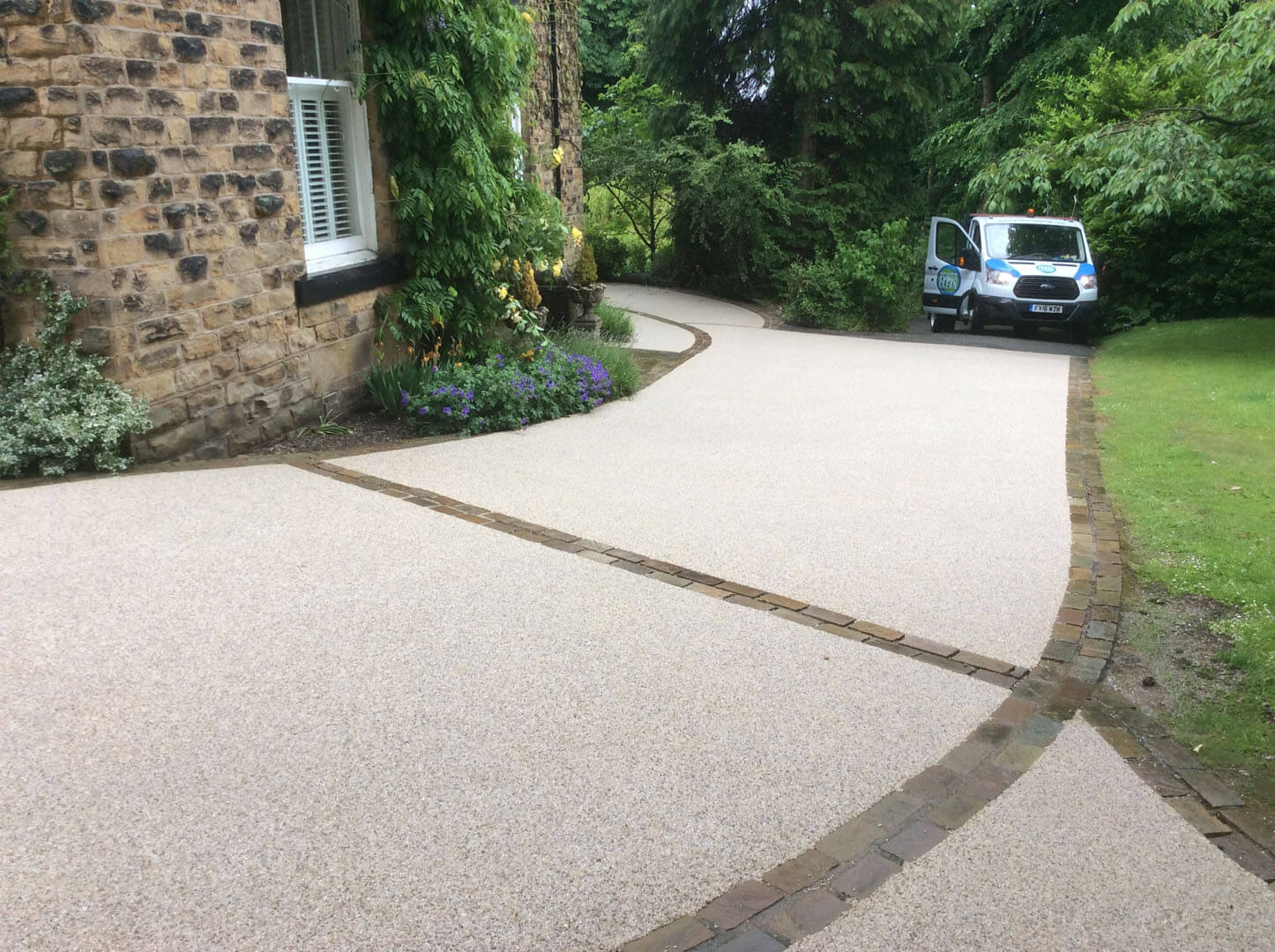Resin driveway